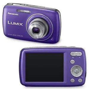 DMC-S3A | Panasonic 141MP Compact Blue Digital Camera with