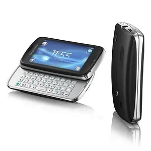 1253-8855 | Sony Ericsson txt pro CK15a - Black QWERTY Phone