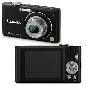 DMC-FX48K | Panasonic Lumix 12.1MP Digital Camera - Black