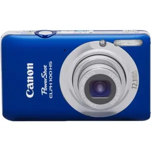 Canon 4925B001 Elph 100 Hs Blue 121mp 4x Opt Zoom 3in Lcd 1080p Hard D