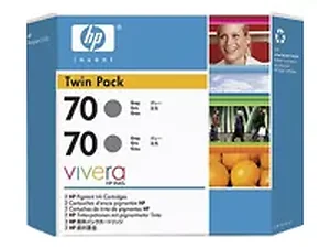 CB341A | Hp 70 Gray Ink Cartridge Twin Pack for Designjet
