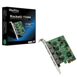 ROCKETU1144A | Highpoint RocketU 1144A 4-Port USB 3.0