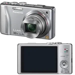 DMC-ZS10S | Panasonic 14.1MP Silver Digital Camera with LCD