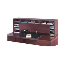 Safco 3661CY Desktop Organizer Wood 10 Compartments 57 1 2