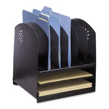 Safco 3166BL Steel Desk Organizer 12 1 4