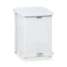 Rubbermaid ST7EWHPL Step On Can 7gal 12