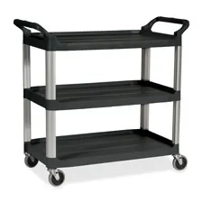 Rubbermaid 342488BK Utility Cart W 4