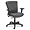 66987 | Lorell Gray Swivel Executive Mid-Back Chair with