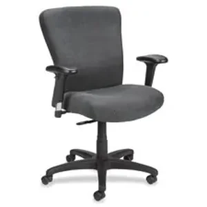 66987 | Lorell Gray Swivel Executive Mid-Back Chair with