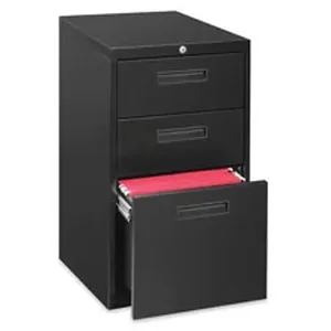 67736 | Lorell Charcoal Mobile Box/File Pedestal with 1