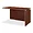 68696 | Lorell Mahogany Reverse Return Desk Attachment