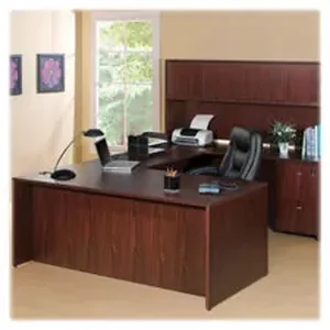 69494 | Lorell Mahogany 6-Shelf Bookcase - 36