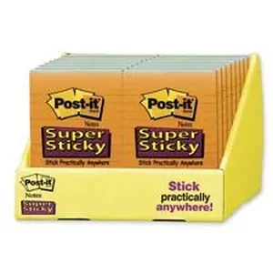 3m Post-it Super Sticky Lined Notes 4