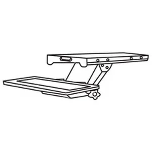 ACCTLBP | Maxon Furniture Maxon Articulating Keyboard Tray