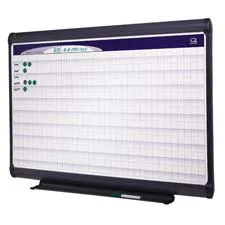 Quartet PP1164 Wall Planning System Magnetic 41 Lines 70 Columns 6'x4'