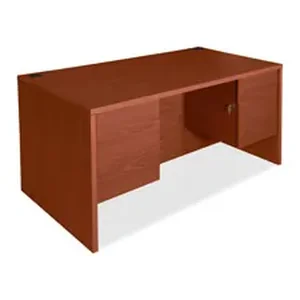 68582 | Lorell Cherry Left Desk Pedestal - Single 66