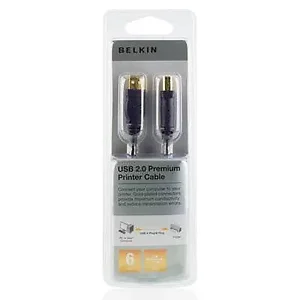 F3U154-10-SN | Belkin USB 2.0 Printer Cable 10ft
