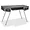 84842 | Lorell Modern Black Silver Computer Desk with
