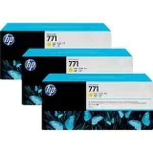 CR253A | Hp 771 Yellow Ink Cartridge - 3 Pack, 775ml Each