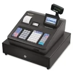 Sharp XEA407 LCD 8-Line Cash Register with 7000 Price