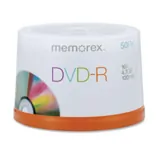 Memorex 05639 50pk Dvd R 16x 47gb Spindle