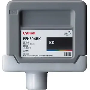 3849B001 | Canon PFI-304BK Pigment Black Ink for