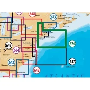 CF/674P | Navionics Boston to New York Travel Map
