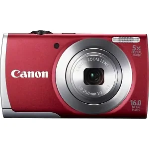 8159B001 | Canon PowerShot A2600 Digital Camera - Red,