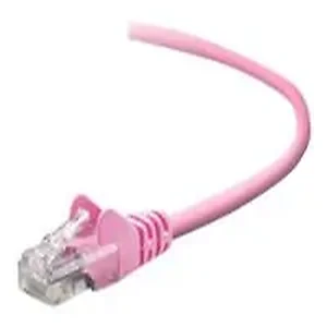 A3L791-50-PNK-S | Belkin - 50 ft Cat 5e Snagless RJ-45