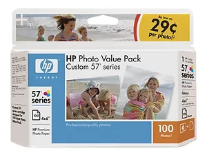 HP Q7926AN#140-K | Hp 57 Ink Cartridge and Photo Paper Kit