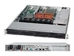 CSE-815TQ-R700UB | Supermicro BLACK 1U SC815 UI/O CHASSIS