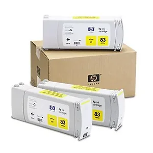 C5075A | Hp 83 Genuine Yellow Ink Cartridge 3-Pack for