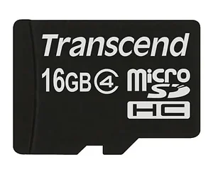 TS16GUSDC4 | Transcend 16GB Micro SDHC Class 4 Flash Memory