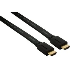 Qvs HDF-2M 2 Meter Flat Highspeed Hdmi Ethernet  3d 1080p Blu Ray Hdca