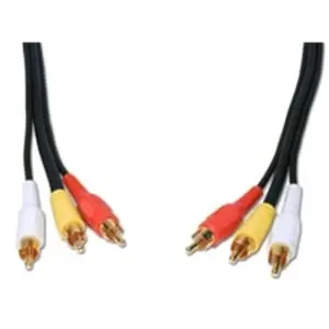 3RCA-10ST | Comprehensive 10FT 3 RCA to 3 RCA Video and