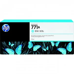 B6Y44A | Hp 771A Light Cyan Ink Cartridge - 3 Pack