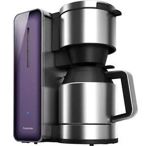 NC-ZF1V | Panasonic 8-Cup Stainless Steel and Glass Coffee