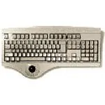 Keytronics TRACKBALL-U1 Trackb 104key Keyboard Beige Usb