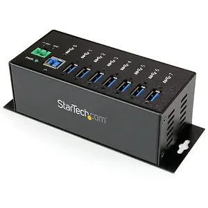ST7300USBM | Startech 7-Port USB 3.0 DIN Rail Mountable Hub