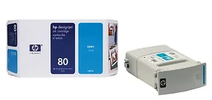 C4872A | Hp 80 Cyan Ink Cartridge - 175ml for DesignJet