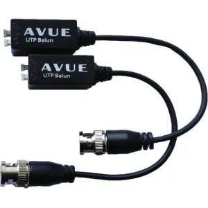 Avue AVB201P Video Balun With 8in Pigtail    Bnc 2pcs Pack Push Pin Te