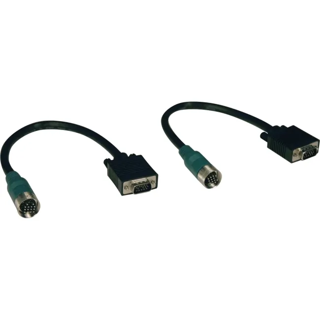 Tripp EZA-VGAM-2 , Easy Pull Type A Connectors, Mm Set Of Vga With Fac