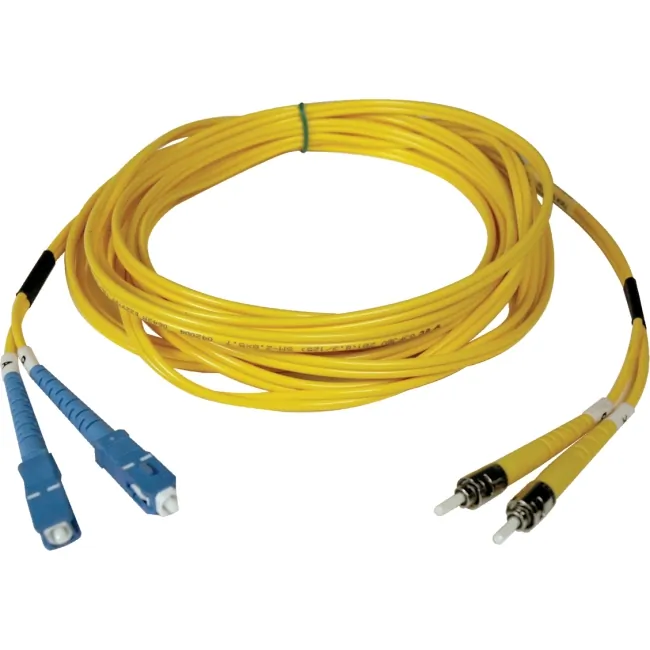 Tripp N354-15M , Patch Cable, Duplex Singlemode 8.3125 Fiber, Scst, Ye