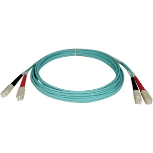 N806-10M | Tripp Lite 10Gb OM3 Fiber Patch Cable, Aqua,
