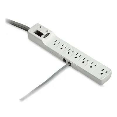 Fellowes 99014 Surge Protector, 7 Outlet, With Phone Protection