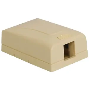 Cablesys ICC ICC-IC108SB1IV Surface Mount Box, Elite,