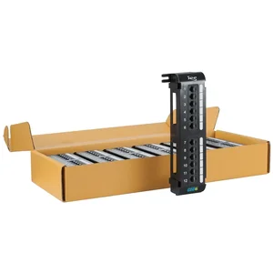 Cablesys ICC-ICMPP1260V Patch Panel, Vert, Cat 6, 12-port,