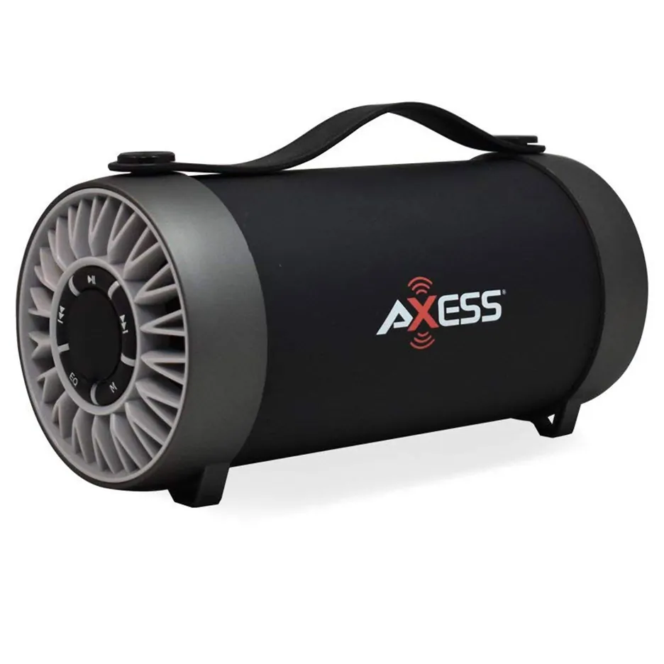 Axess SPBT1059SL Portable In Outdoor Bluetooth Speaker Builtin Radio R