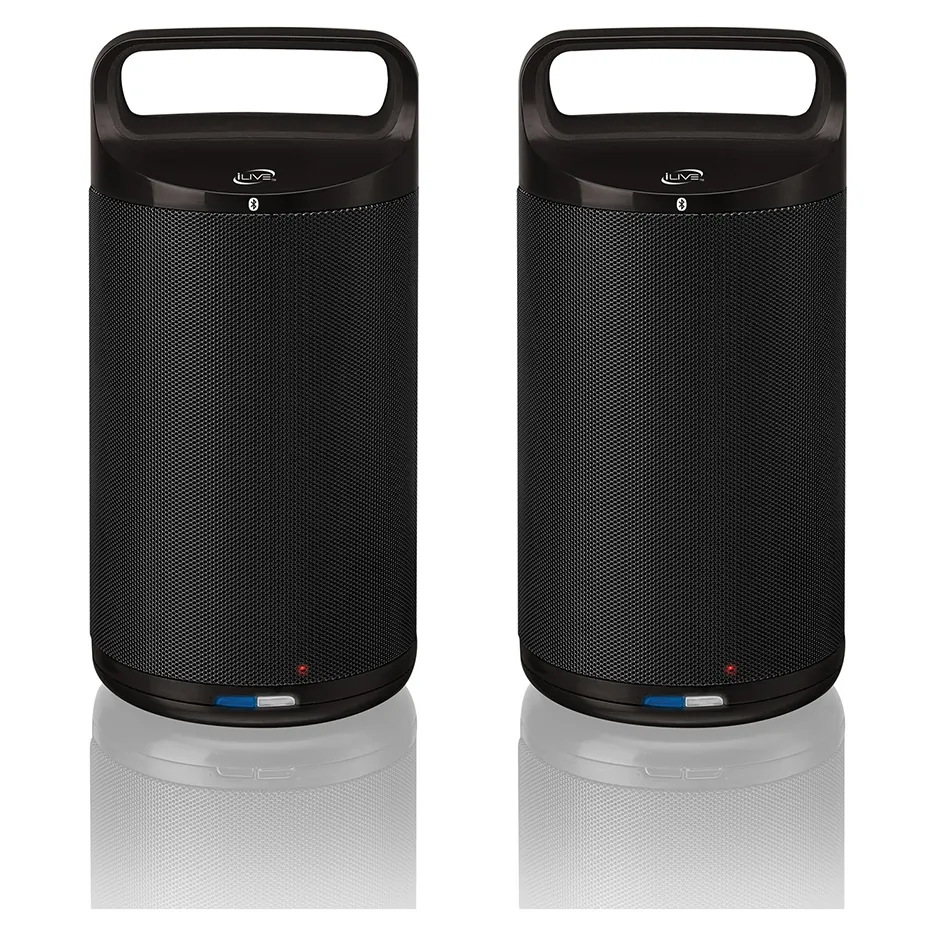 Dpi ISBW2113B Ilive  Indooroutdoor Dual Bluetooth Speakers (pair)