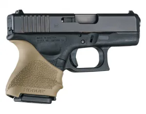 Hogue 18603H Hall Beavertail Grip Sleeve Glock 26 27 Flat Dark Earth